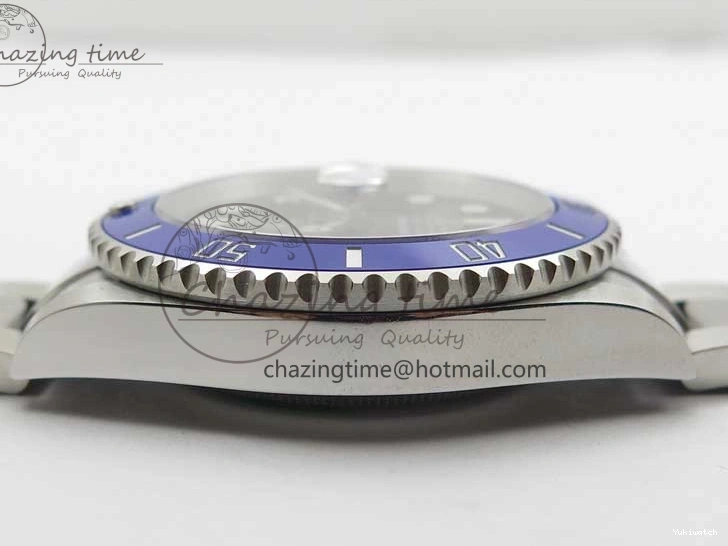 LB Dial EWF SS Bracelet Black A3235 Submariner on 41mm 126619 Ceramic Blue 0421